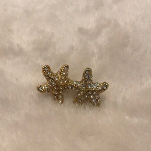 J crew starfish earrings